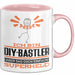 DIY-Bastler Geschenk Tasse Ich Bin DIY-Bastler Aber Sag Doch Einfach Superheld Lustige Geschenkdiee für DIY-Bastler Kaffee-Becher Rosa Trendation