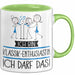 Geschenk für Klassik-Enthusiastin Tasse Lustige Geschenkidee Geburtstag Ich Bin Klassik-Enthusiastin Ich Darf Das Grün Trendation