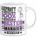 Manager Geschenk Lustiger Spruch für Manager Geschenkidee Bester Manager Der Welt Weiß Trendation