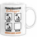 Bulldoggen Hören Aufs Wort Tasse Geschenk Bulldoggen Besitzer Mama Becher Weiß Trendation