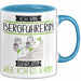 Bergführerin Tasse Geschenk Ich Bin Bergführerin Warum Weil Ich Es Kann Geschenkidee Geburtstag Blau Trendation