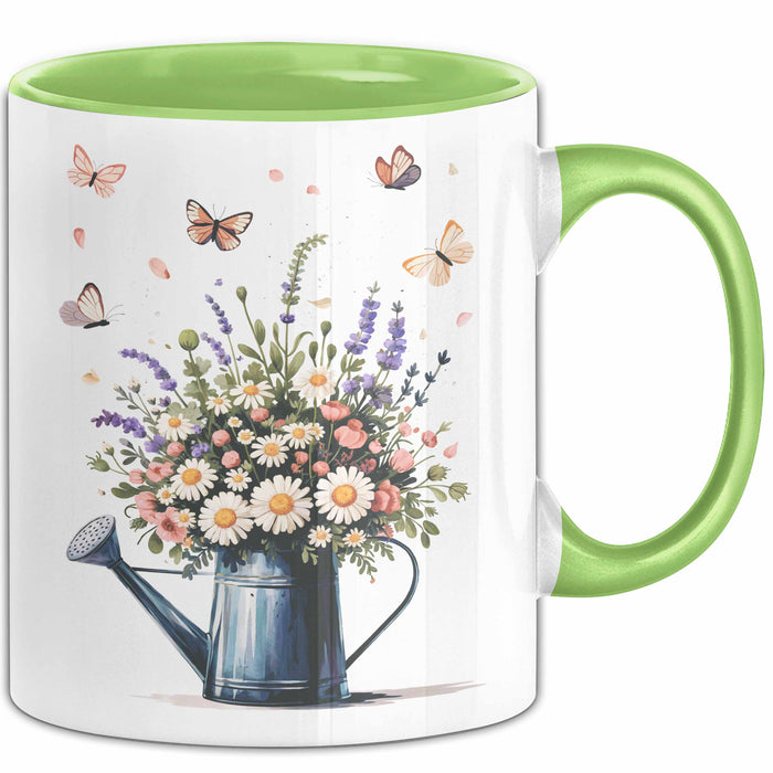 Florist Tasse Geschenk Lustige Geschenkidee Spruch Für Blumen Liebhaber Grün Trendation