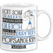 Popsängerin Geschenk Becher Tasse Gott Schuf Alle Menschen Gleich Nur Die Besten Durfeten Popsängerin Werden Geschenkidee Lustig Weiß Trendation