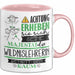 Wildnislehrerin Tasse Geschenk Lustiger Spruch Bitte Erheben Sie Sich Seine Majestät Die Wildnislehrerin Betritt Den Raum Rosa Trendation