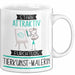 Tierkunst-Malerin Tasse Geschenk Becher Stark Attraktiv Furchtlos Tierkunst-Malerin Lustige Geschenkidee Weiß Trendation
