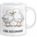 Motivierend Inspirierend Tasse Geschenk Lustige Geschenkidee Spruch Fühl Dich Umarmt Weiß Trendation