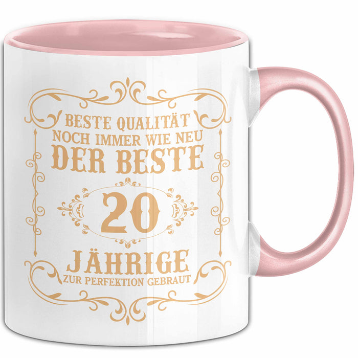 20er Geburtstag Geschenk Männer Vater Mann Noch Immer Der Beste 20-Jährige Zur Perfektion Gebraut Opa Rosa Trendation