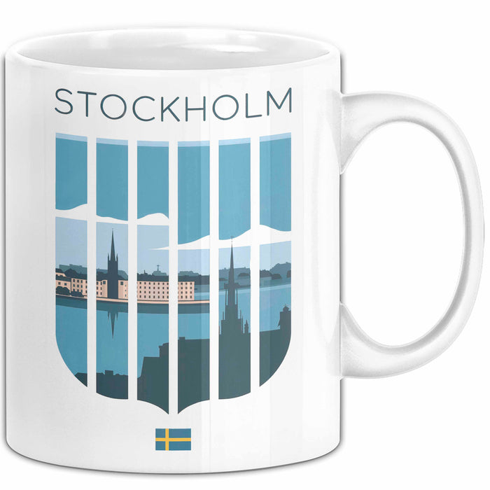 Schweden Skandinavien Schwedisch Tasse Geschenk Lustige Geschenkidee Spruch Weiß Trendation