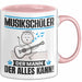Musikschüler Tasse Geschenk für Musikschüler Der Mann Der Alles Kann Geschenkidee zum Geburtstag Rosa Trendation