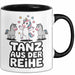 Tänzer Tanzendes Einhorn Tasse Geschenk Lustige Geschenkidee Spruch Tanz Aus Der Reihe Trendation