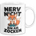 Fuchs Tierliebhaber Tasse Geschenk Lustige Geschenkidee Spruch Nerv Nicht Bin Am Zocken Weiß Trendation