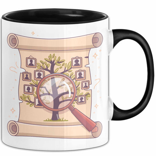 Genealoge Tasse Geschenk Lustige Geschenkidee Spruch Für Stammbaum Forscher Trendation