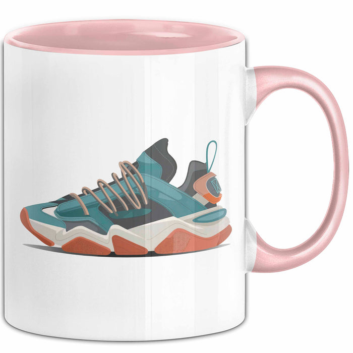 Sneakerhead Tasse Geschenkidee für Schuhsammler Rosa Trendation