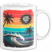 Los Angeles LA Kalifornien USA Tasse Geschenk Lustige Geschenkidee Spruch Retro Surfen Weiß Trendation