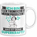 Elektronischer Musikproduzent Tasse Geschenk für Elektronischer Musikproduzent Geburtstag Lustiger Spruch Kaffee-Becher Was Ist Deine Superkraft Weiß Trendation