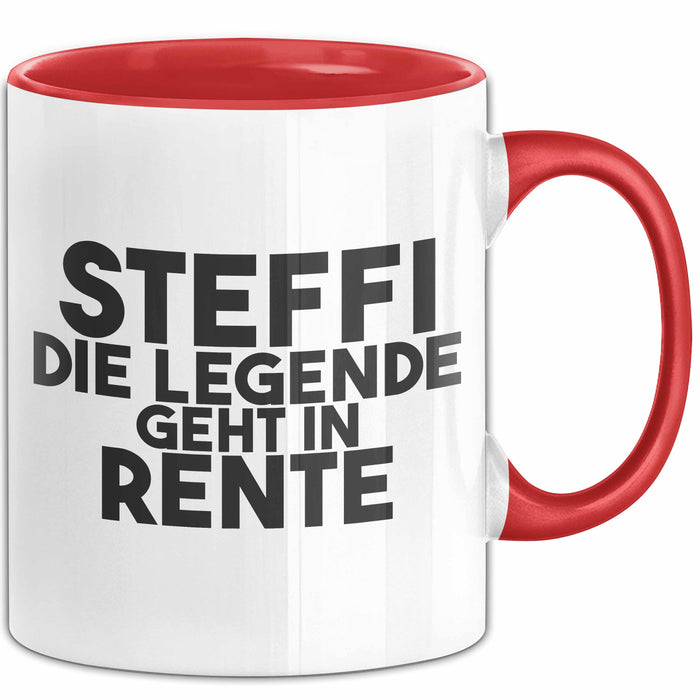Steffi Tasse Steffi – Die Legende Geht In Rente Geschenk