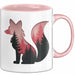 Fuchs Tierliebhaber Tasse Geschenk Lustige Geschenkidee Spruch Rosa Trendation