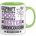 Großcousin Geschenk Lustiger Spruch für Großcousin Geschenkidee Bester Großcousin Der Welt Grün Trendation