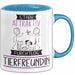 Tierfreundin Tasse Geschenk Becher Stark Attraktiv Furchtlos Tierfreundin Lustige Geschenkidee Blau Trendation