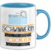 Schwimmerin Weil Es Keinen Schöneren Beruf Gibt Tasse Geschenk für Eine Schwimmerin Lustig Blau Trendation
