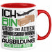 Groß- und Außenhandelskaufmann Ausbildung Tasse Geschenk Ich Bin Groß- und Außenhandelskaufmann In Der Ausbildung Ich Darf Das Geschenkidee Spruch Rot Trendation