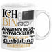 Anwendungsentwicklerin Ausbildung Start Geschenk Tasse Ich Bin Anwendungsentwicklerin In Der Ausbildung Ich Darf Das Kaffee-Becher Geschenkidee Weiß Trendation
