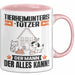 Tierheimunterstützer Tasse Geschenk für Tierheimunterstützer Der Mann Der Alles Kann Geschenkidee zum Geburtstag Rosa Trendation