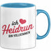 Heidrun Tasse Geschenk Ich Bin Vollkommen Heidrun Geschenkidee Geburtstag Blau Trendation