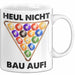 Billard-Spieler Tasse Pool Heul Nicht Bau Auf Geschenkidee Billiard Profi Becher Weiß Trendation
