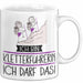 Geschenk für Kletterführerin Tasse Lustige Geschenkidee Geburtstag Ich Bin Kletterführerin Ich Darf Das Weiß Trendation