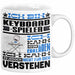 Keyboard-Spieler Geschenk Tasse Geschenkidee für Keyboard-Spieler Geburtstag Lustig Ich Bin Keyboard-Spieler Ich Kann Es Dir Erklären Aber Nicht Für Dich Verstehen Weiß Trendation