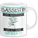 Bassistin Und Prinzessin Tasse Geschenk Für Eine Bassistin Geburtstag Was Ist Deine Superkraft Weiß Trendation