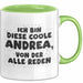 Andrea Tasse Ich Bin Diese Coole Andrea, Von Der Alle Reden Geschenk Grün Trendation