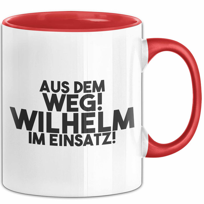 Wilhelm Tasse Aus Dem Weg! Wilhelm Im Einsatz! Geschenk