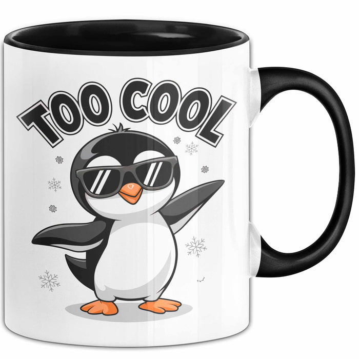 Pinguin Tier Tasse Geschenkidee Zu Cool für Vogel Fans Trendation