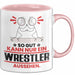 Wrestler Geschenk Tasse So Gut Kann Nur Ein Wrestler Aussehen Geschenkidee Kaffee-Becher Rosa Trendation