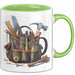 Zimmerer Tasse Geschenkidee für Schreiner Lustiger Spruch Grün Trendation