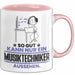 Musiktechniker Geschenk Tasse So Gut Kann Nur Ein Musiktechniker Aussehen Geschenkidee Kaffee-Becher Rosa Trendation