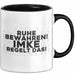 Imke Tasse Ruhe Bewahren! Imke Regelt Das! Geschenk Schwarz Trendation