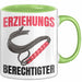 Witzige Tasse Geschenk Erziehungsberechtigter Spruch Lustiger Becher Grün Trendation