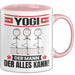 Yogi Tasse Geschenk für Yogi Der Mann Der Alles Kann Geschenkidee zum Geburtstag Rosa Trendation