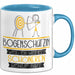 Bogenschützin Weil Es Keinen Schöneren Beruf Gibt Tasse Geschenk für Eine Bogenschützin Lustig Blau Trendation