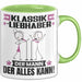 Klassikliebhaber Tasse Geschenk für Klassikliebhaber Der Mann Der Alles Kann Geschenkidee zum Geburtstag Grün Trendation