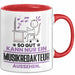 Musikredakteur Geschenk Tasse So Gut Kann Nur Ein Musikredakteur Aussehen Geschenkidee Kaffee-Becher Rot Trendation