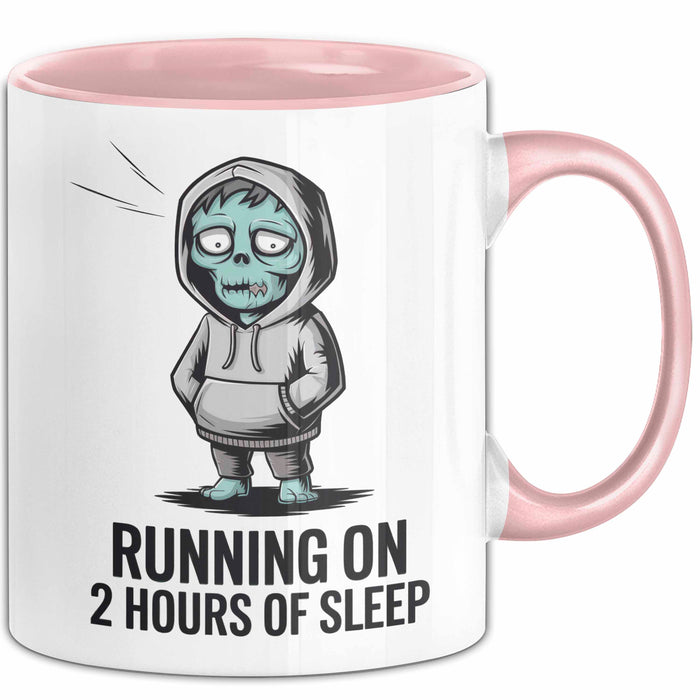Minimal Schläfer Tasse Geschenk Lustige Geschenkidee Spruch Für Müde Menschen Rosa Trendation