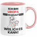 Uropa Geschenk Tasse Lustiger Spruch Ich Bin Uropa Warum Weil Ich Es Kann Geschenkidee Bester Uropa Geburtstag Kaffee-Becher Rosa Trendation