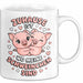 Schweinezüchter Schweine Tier Tasse Becher Geschenk Lustige Geschenkidee Spruch Zuhause Ist Wo Meine Schweinchen Sind Weiß Trendation