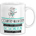 Country-Musikerin Weil Es Keinen Schöneren Beruf Gibt Tasse Geschenk für Eine Country-Musikerin Lustig Weiß Trendation