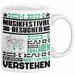 Musikfestival-Besucher Geschenk Tasse Lustige Geschenkdiee für einen Musikfestival-Besucher Geburtstag Ich Bin Musikfestival-Besucher Ich Kann Es Dir Erklären Aber Nicht Für Dich Verstehen Weiß Trendation