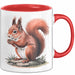 Eichhörnchen Tierliebhaber Tasse Geschenk Lustige Geschenkidee Spruch Rot Trendation